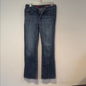 Express Blue Boot Cut Jeans Medium Wash